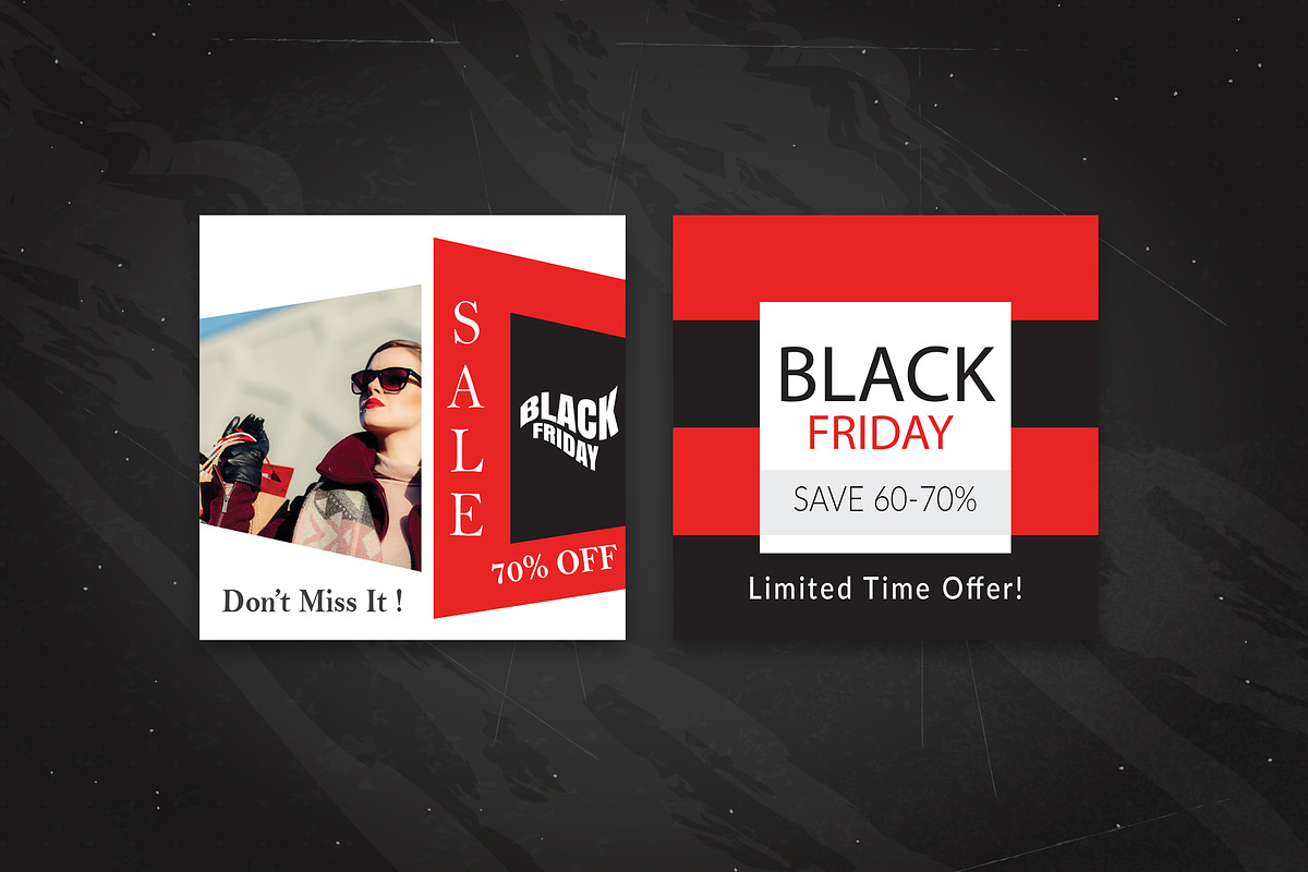 Black Friday Social Media Pack in Instagram Templates - product preview 8