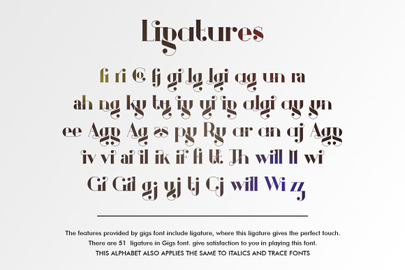 Gigs Beauty Serif Font in Serif Fonts - product preview 3
