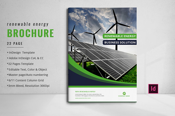 Renewable Energy Brochure in Brochure Templates - product preview 15