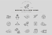 Moving to a new home Icons & logos