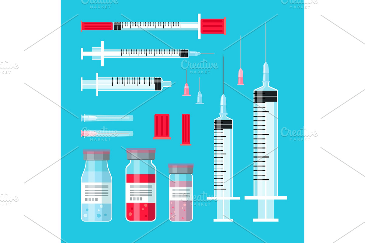 Vaccine cure syringes in Objects - product preview 8