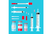 Vaccine cure syringes