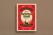 Retro Christmas Event Flyer