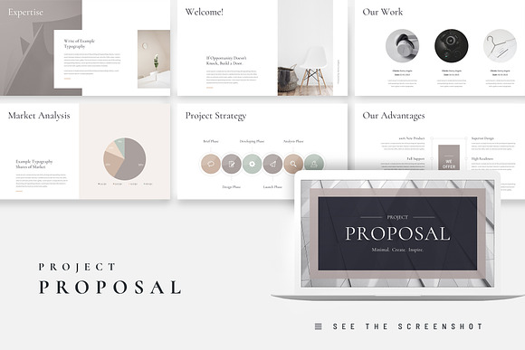 Project Proposal Keynote Template in Keynote Templates - product preview 1