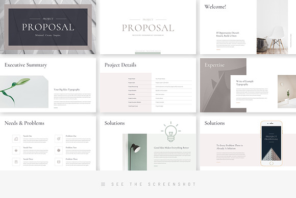 Project Proposal Keynote Template in Keynote Templates - product preview 2