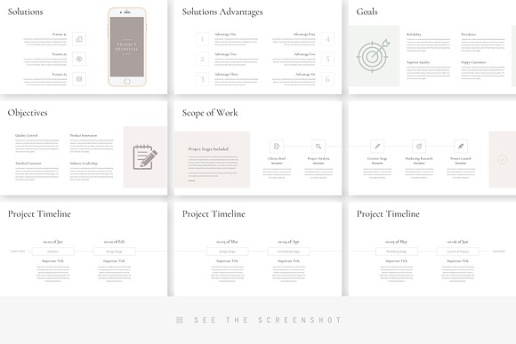 Project Proposal Keynote Template in Keynote Templates - product preview 3