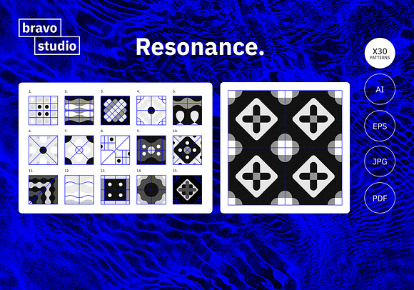 Resonance - Geometric Patterns in Patterns - product preview 7