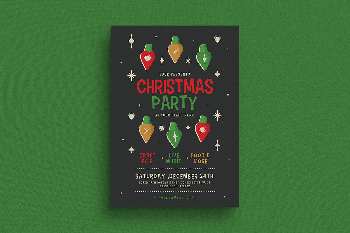 Christmas Event Flyer in Flyer Templates - product preview 8