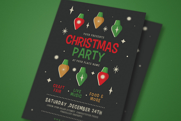 Christmas Event Flyer in Flyer Templates - product preview 2