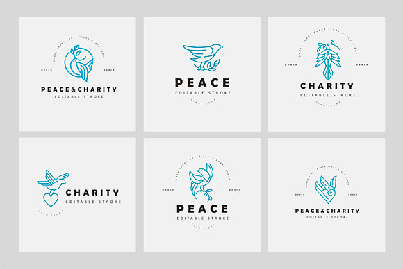 Peace & charity logos & icons in Icons - product preview 1