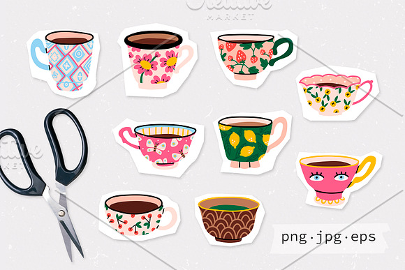 Hands & Cups in Illustrations - product preview 2