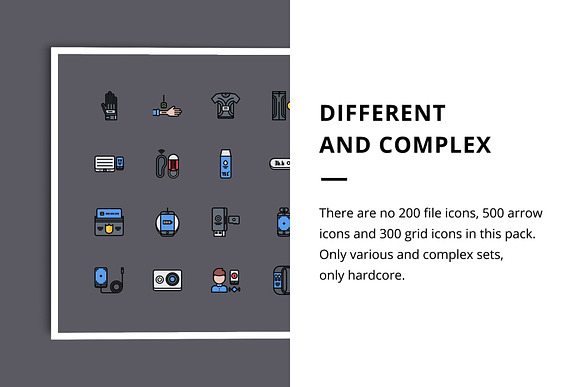 20 000 GRUS Icons. 4 Syles in Icons - product preview 1