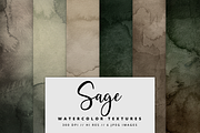 Sage Watercolor Textures