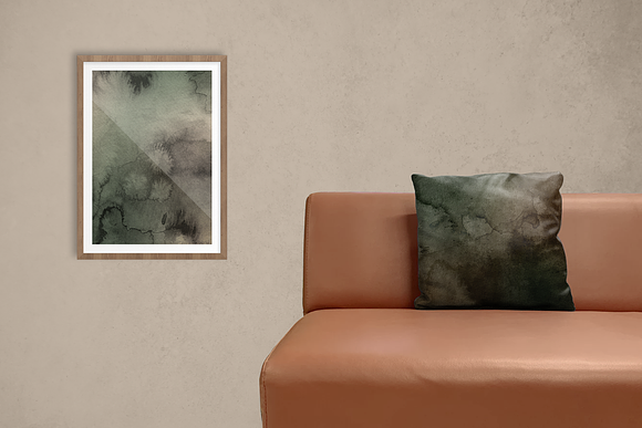Sage Watercolor Textures in Textures - product preview 2