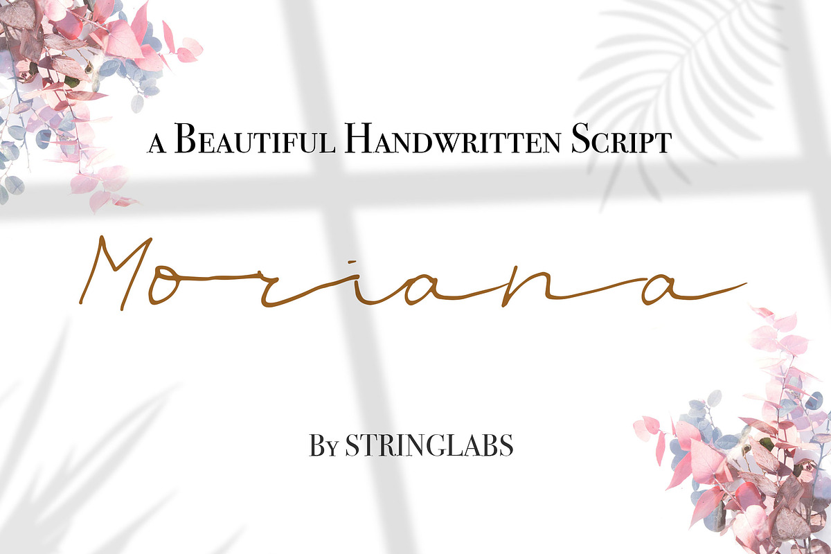 Moriana - Handwritten Script Font in Script Fonts - product preview 8