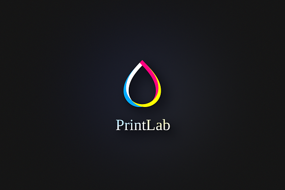 PrintLab. Logo template in Logo Templates - product preview 1