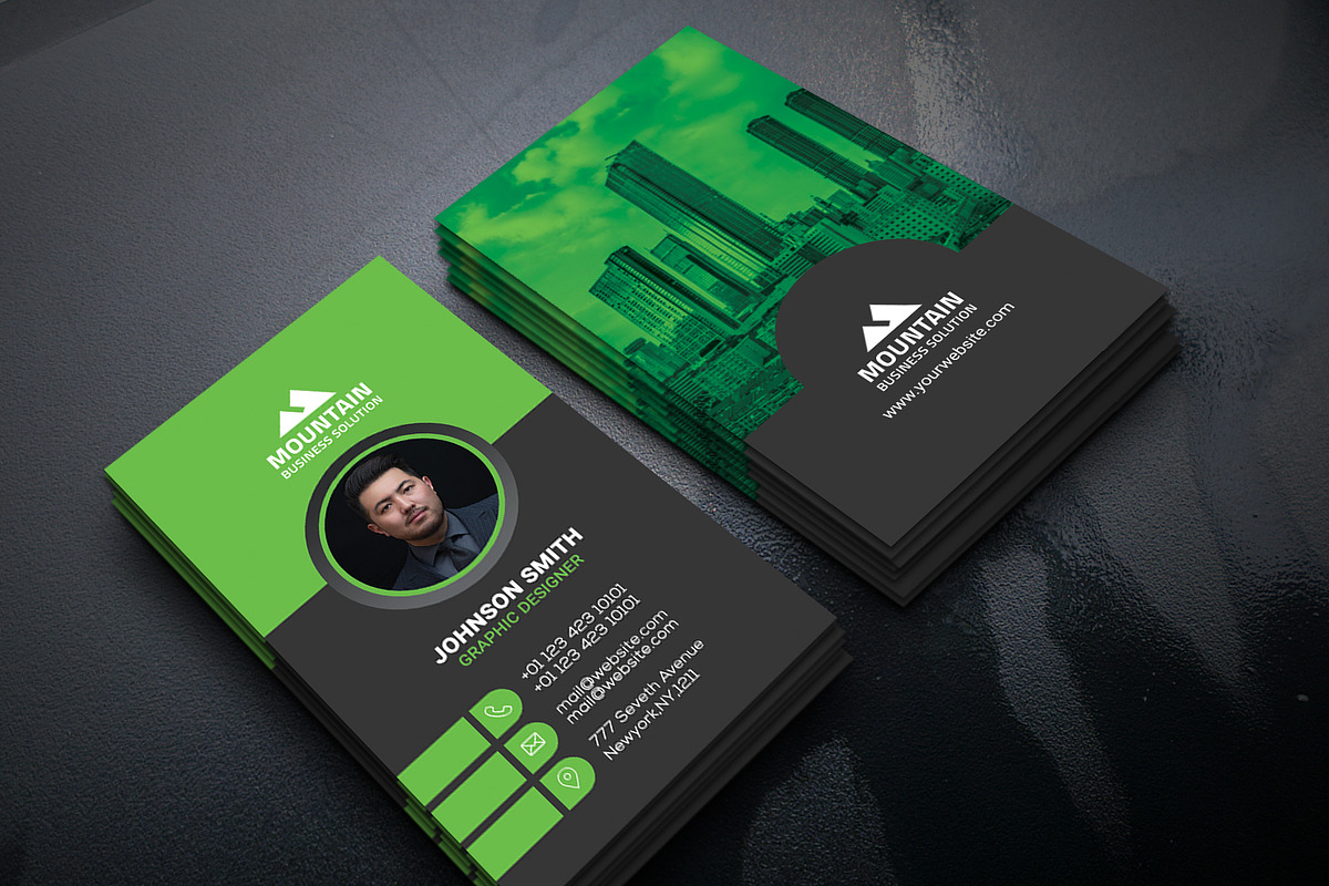 Factory & Industrial Business Card in Business Card Templates - product preview 8