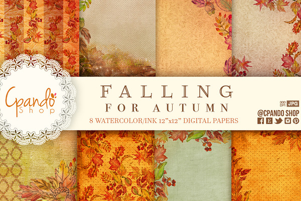 Falling for Autumn Digital Paper
