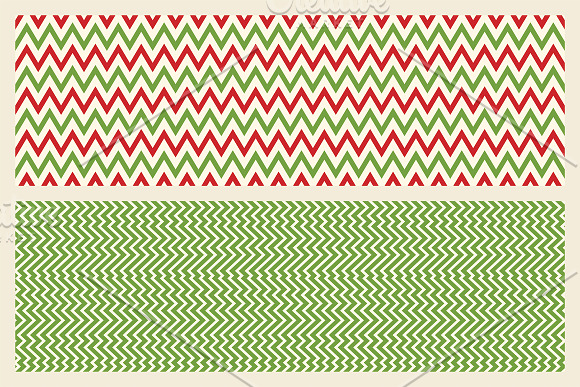 Christmas seamless zigzag patterns in Patterns - product preview 3
