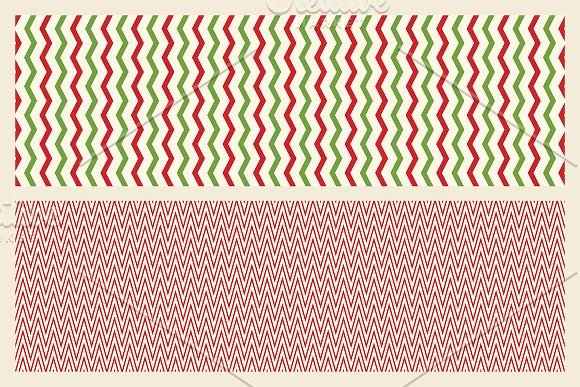 Christmas seamless zigzag patterns in Patterns - product preview 5