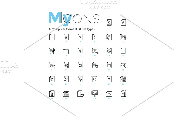 My Icons in Icons - product preview 6