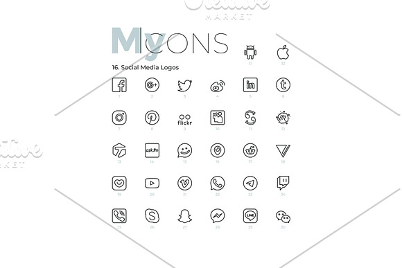 My Icons in Icons - product preview 18