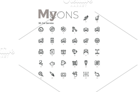 My Icons in Icons - product preview 32