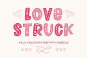 Love Struck, Valentine's Font
