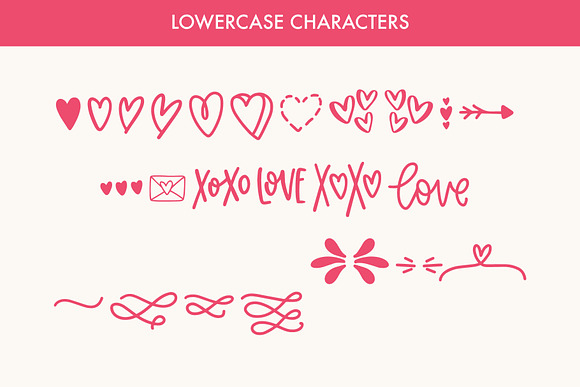 Love Struck, Valentine's Font in Symbol Fonts - product preview 7