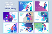 Dating. Landing page & characters