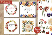 Greeting cards and Flowers