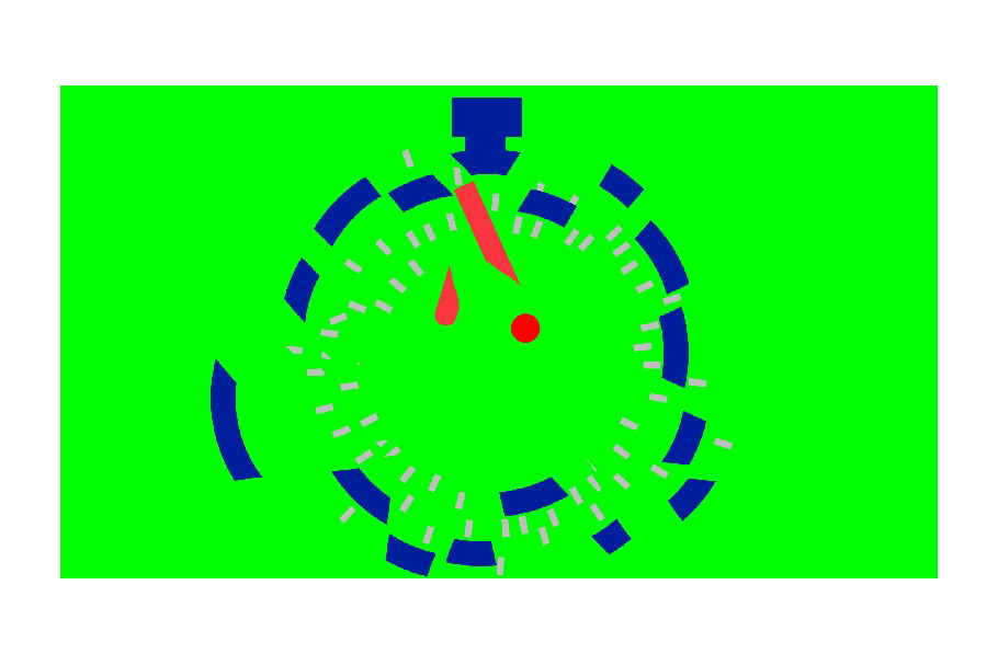 Animation Stopwatch Timer Exploding