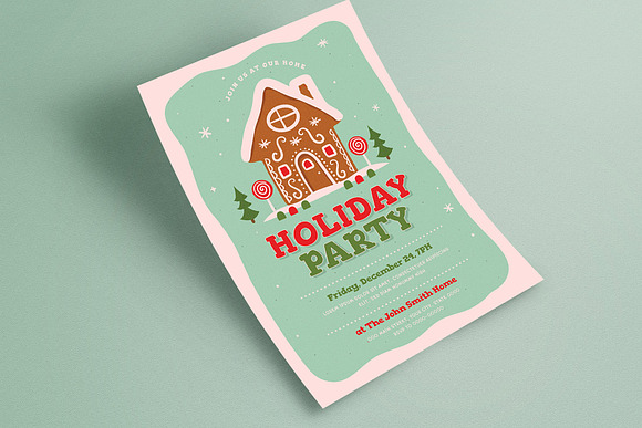 Holiday Party Invitation / Flyer in Flyer Templates - product preview 2