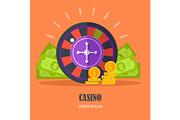 Casino Concept Vector Illustration