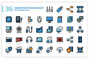 36 Computer Technology Icons