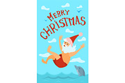 Merry Christmas, Santa Claus Diving