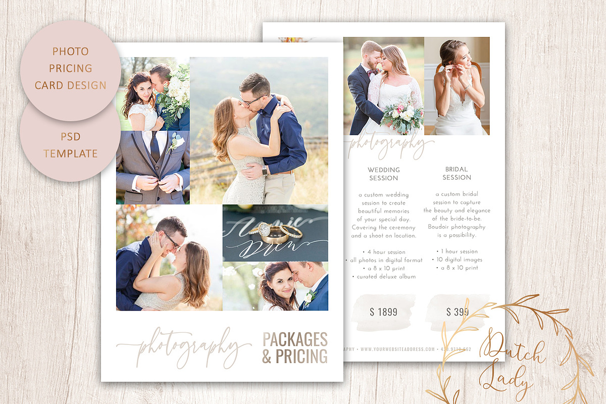 PSD Photo Price Card Template #15 in Card Templates - product preview 8