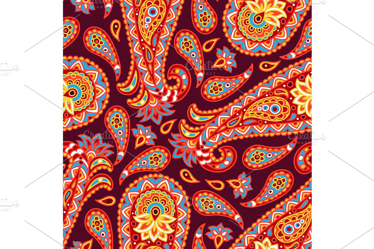 Indian ethnic seamless pattern with in Patterns - product preview 8