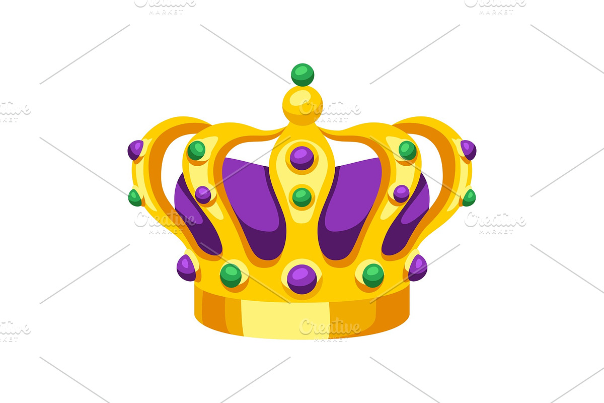Mardi Gras carnival crown. in Objects - product preview 8