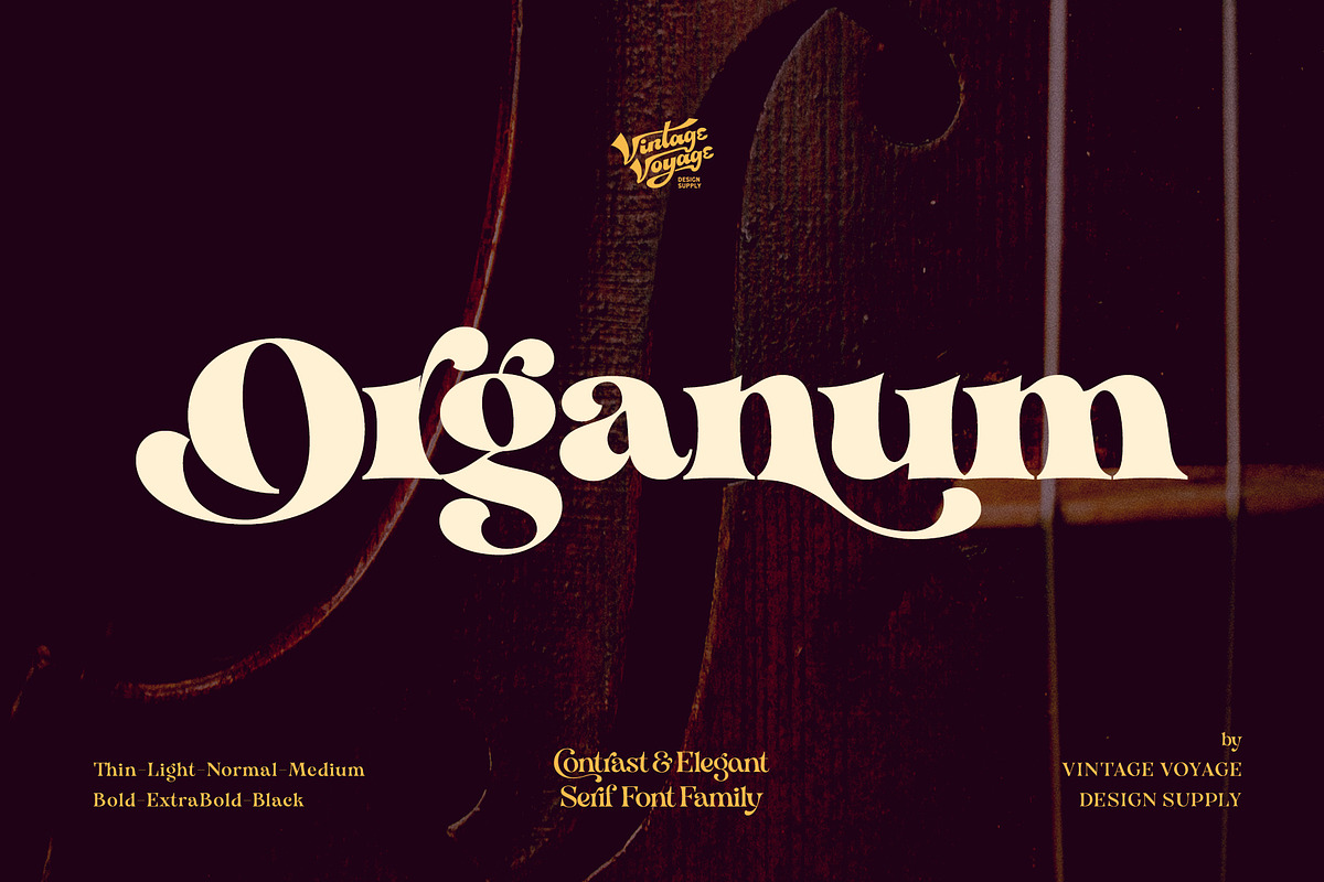 Organum • Font Family • 50% OFF in Display Fonts - product preview 8