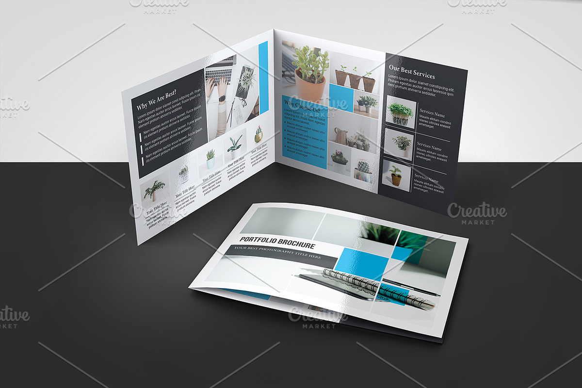 Multipurpose Square Portfolio V943 in Brochure Templates - product preview 8