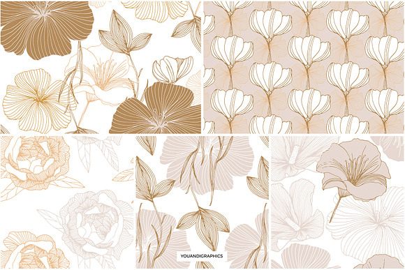 Elegant Flower Patterns in Patterns - product preview 8