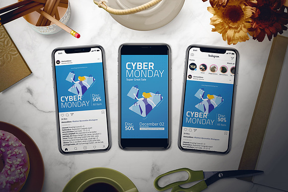 Cyber Monday Flyer Set in Flyer Templates - product preview 1