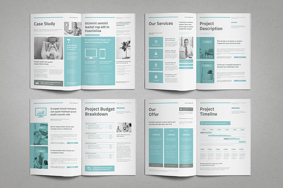 Proposal vol. 20 in Brochure Templates - product preview 2