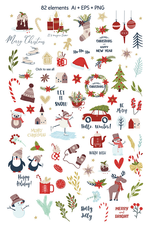 Christmas collection in Objects - product preview 2