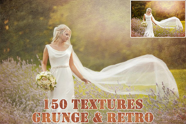 150 Grunge, Retro, Look Old Textures