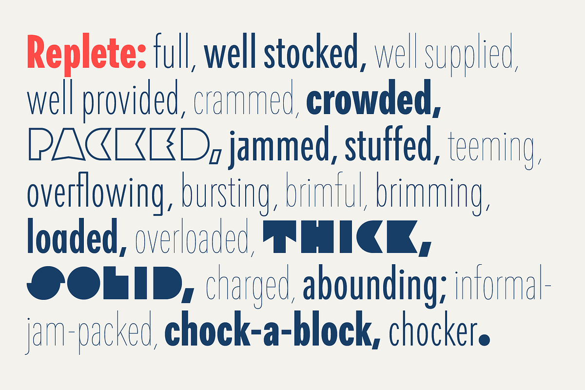 Replete Sans in Sans-Serif Fonts - product preview 8