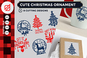 Cute Christmas Ornament Cutting File