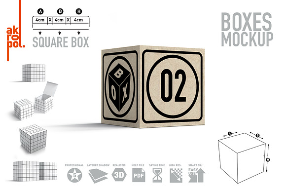 BUNDLE BOXES MOCK UP in Product Mockups - product preview 12