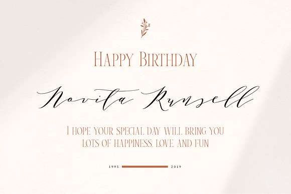 Nouvitae & Melika Letter | Font Pack in Serif Fonts - product preview 1